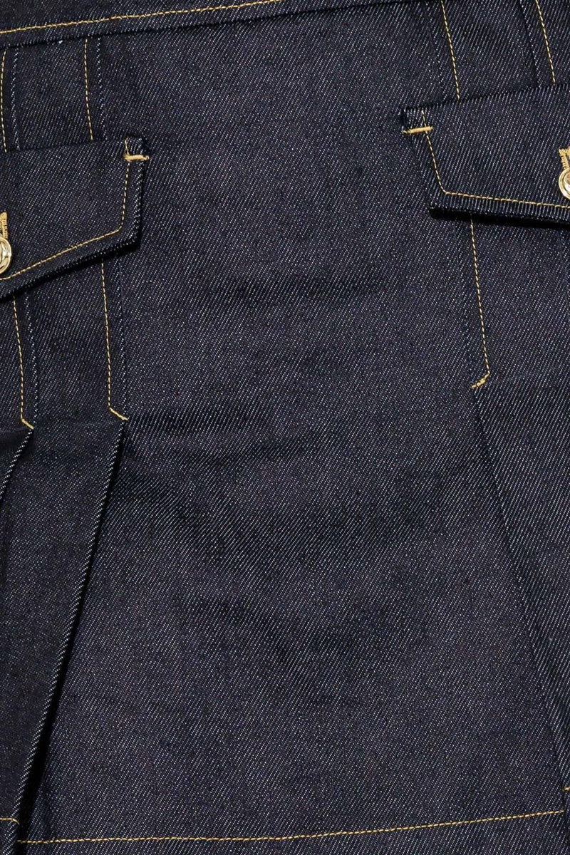 A FRESH PICK INDIGO DENIM SKORT