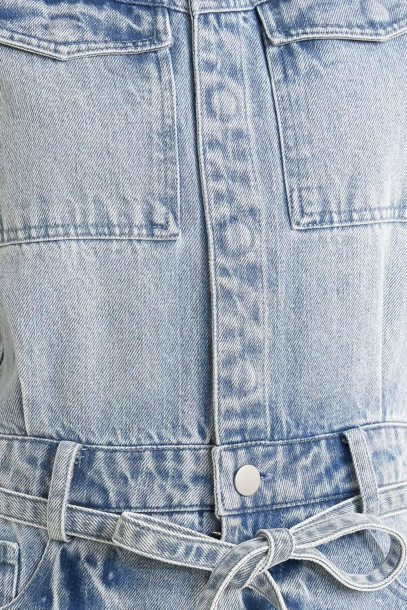 ON MY WAY DENIM JUMPSUIT