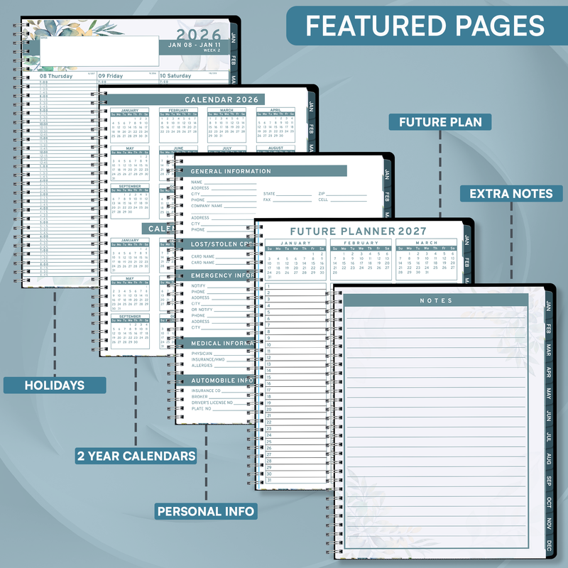 2026 Jan-Dec Appointment Book & Planner