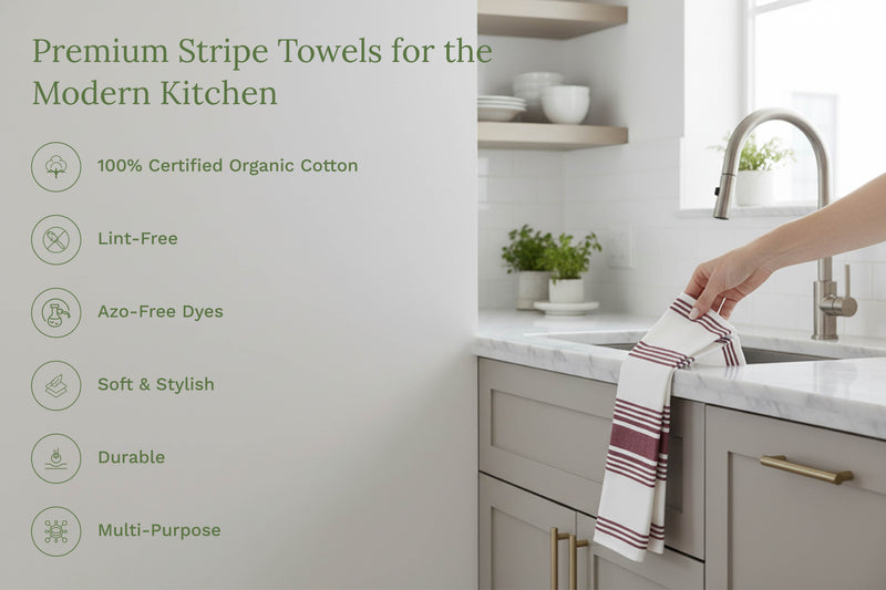 Striped Kitchen Towels