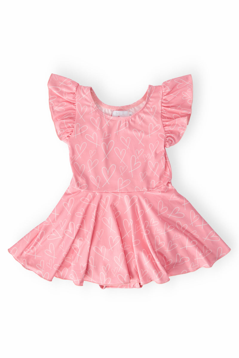Feeling Pink S/S Twirl Leotard
