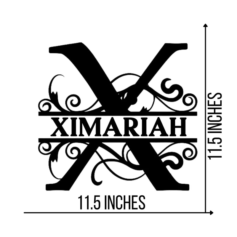 First Name Custom Vinyl Wall Decal Sticker