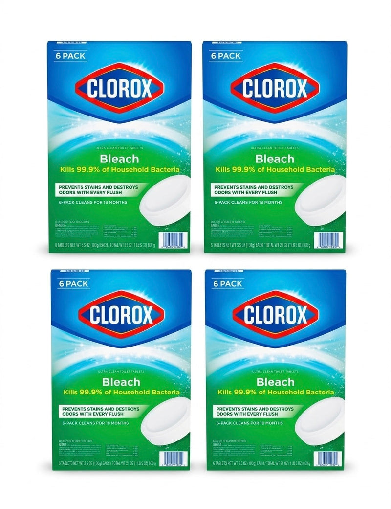 Clorox Toilet Bowl Cleaner Tablets Bleach – Ultra Clean & Long-Lasting