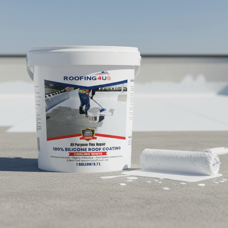 All Purpose Flex Repair 100% Silicone Roof Sealant - 1 Gallon