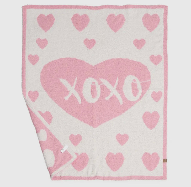 Luxury soft xoxo blanket