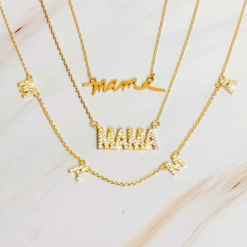 Shiny Mama Necklace