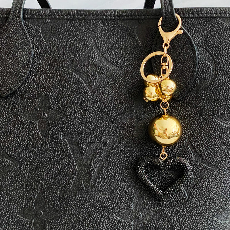 It Girl Glam Heart Bauble Key Chain