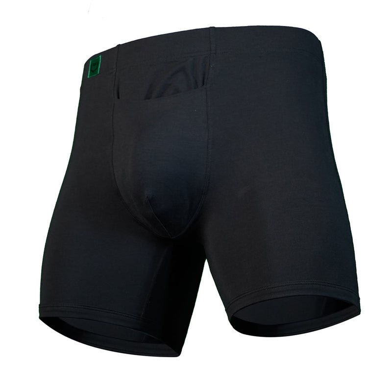 SHEATH 3.21 Bamboo Men's Single Pouch Horizontal Fly Boxer Brief 5"