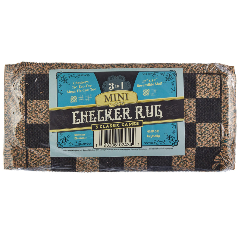 3-in-1 Mini Checkers Rug