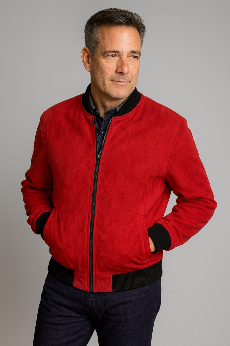 Baseball Jacket - Red