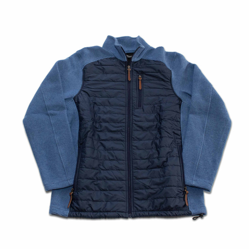 Windstopper Quilted Jacket - Jean Blue & Navy