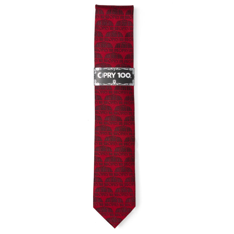 Grand Ole Opry Auditorium Red Men's Tie