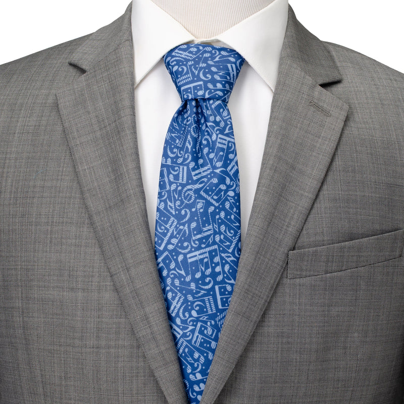 Grand Ole Opry Musical Blue Men's Tie