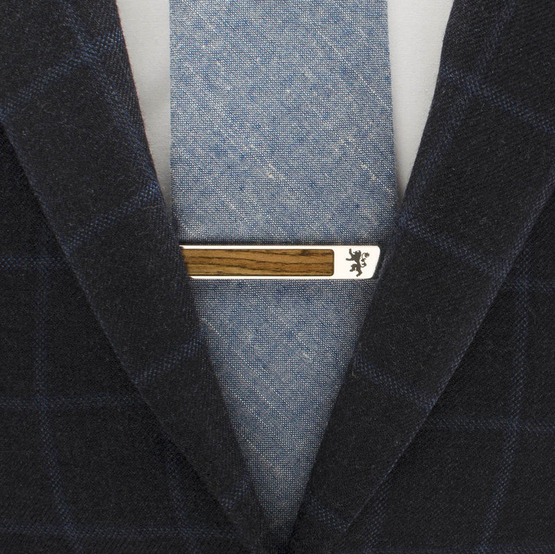 Game of Thrones Lannister Inlaid Wood Tie Clip