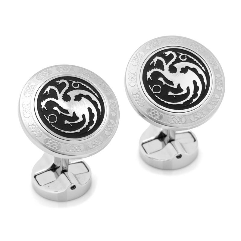 Game of Thrones Targaryen Filigree Stainless Steel Cufflinks