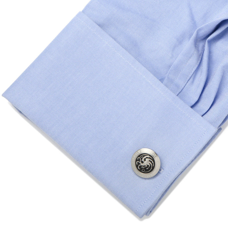 Game of Thrones Targaryen Filigree Stainless Steel Cufflinks