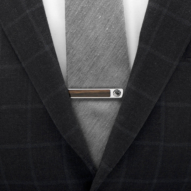 Game of Thrones Targaryen Inlaid Wood Tie Clip