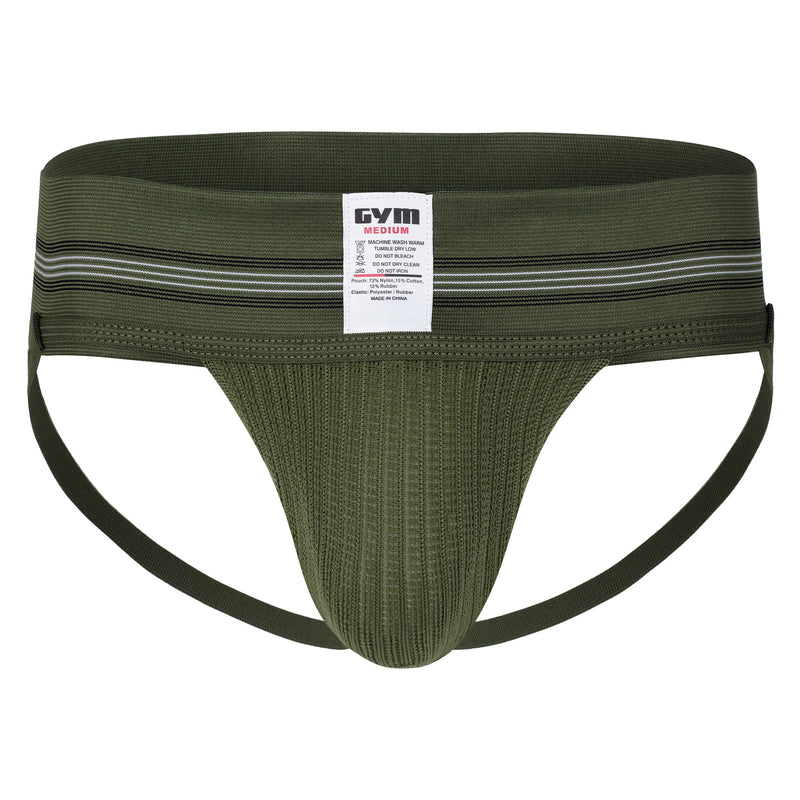 GYM Old School 2.0 Jockstrap with 3" Waistband (1-Pack)