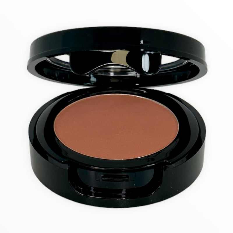 SYDONI GINGER POWDER BLUSH – Golden Red-Brown, Buildable, Blendable, Flattering on All Skin Tones .5g/1oz.