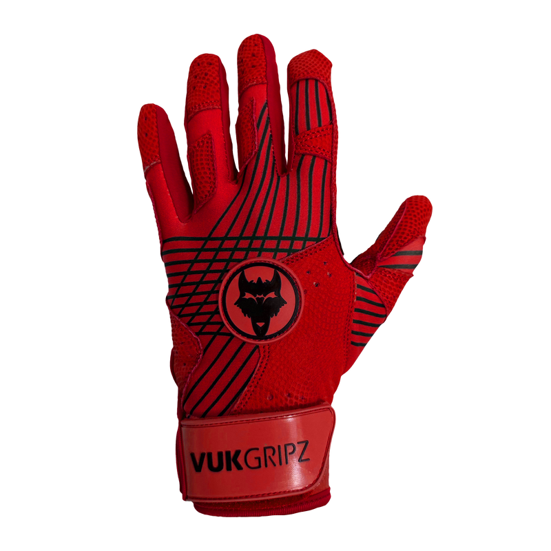 Prowler Red Batting Gloves