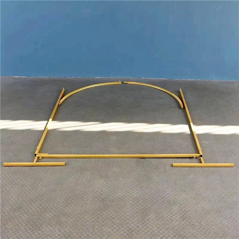 Gold Wedding Arch Decoration Backdrop 3-Piece