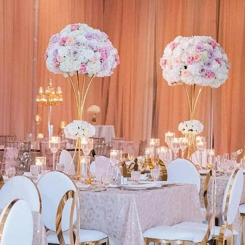 Gold Wedding Table Centerpieces - 31.4" Tall