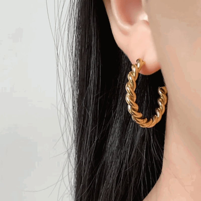 Rope Hoop Earrings – Perfect for Any Occasion