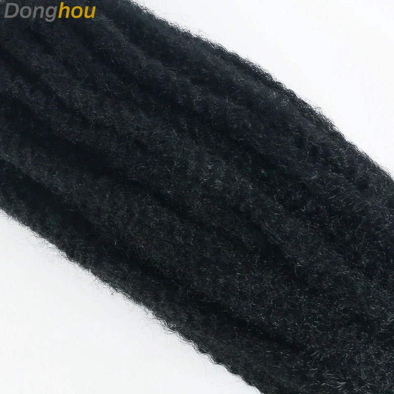 18" Marley Hair for Braids | Afro Kinky Ombre Braiding Hair | Kanekalon Extensions | 30 Strands/Pack