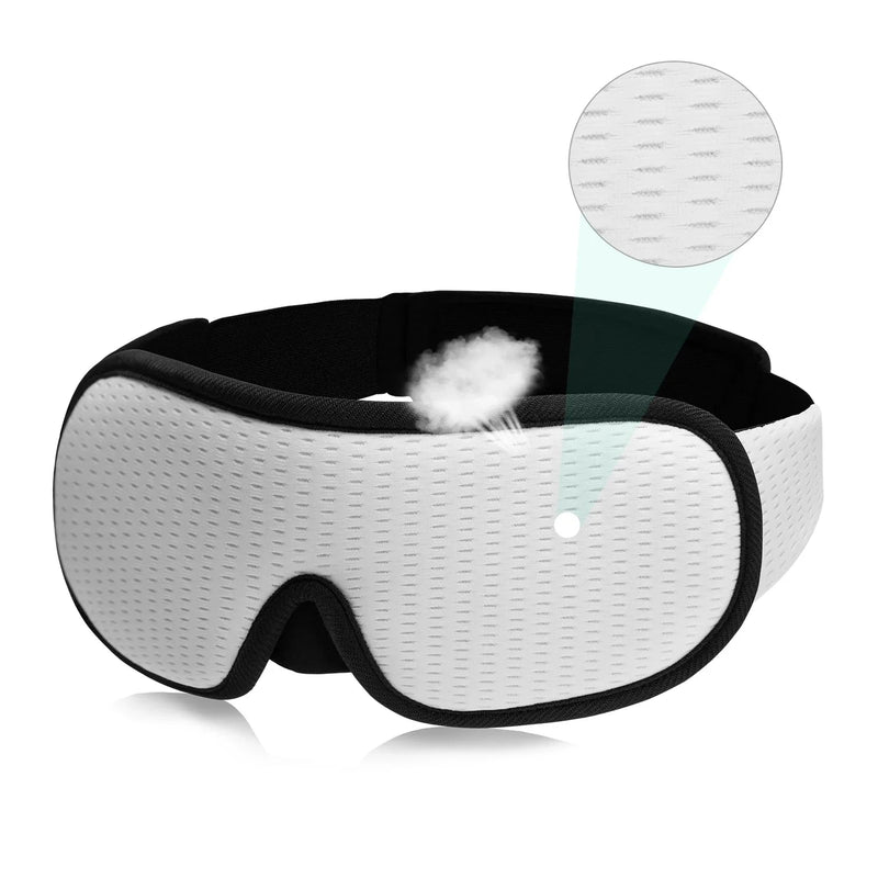 3D Sleeping Mask – Soft Padded Eye Shade with Light Blockout