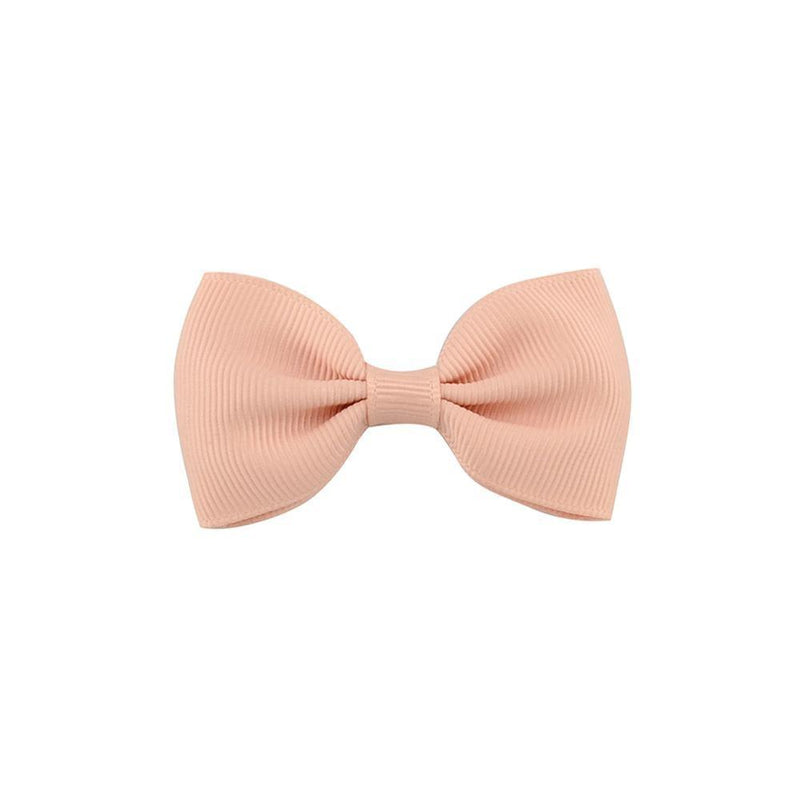 Colorful Mini Bow Tie Hair Clip Small Sweet Solid Ribbon Bow Safety Hair Clips Hairpins Baby Girl Hair Accessories