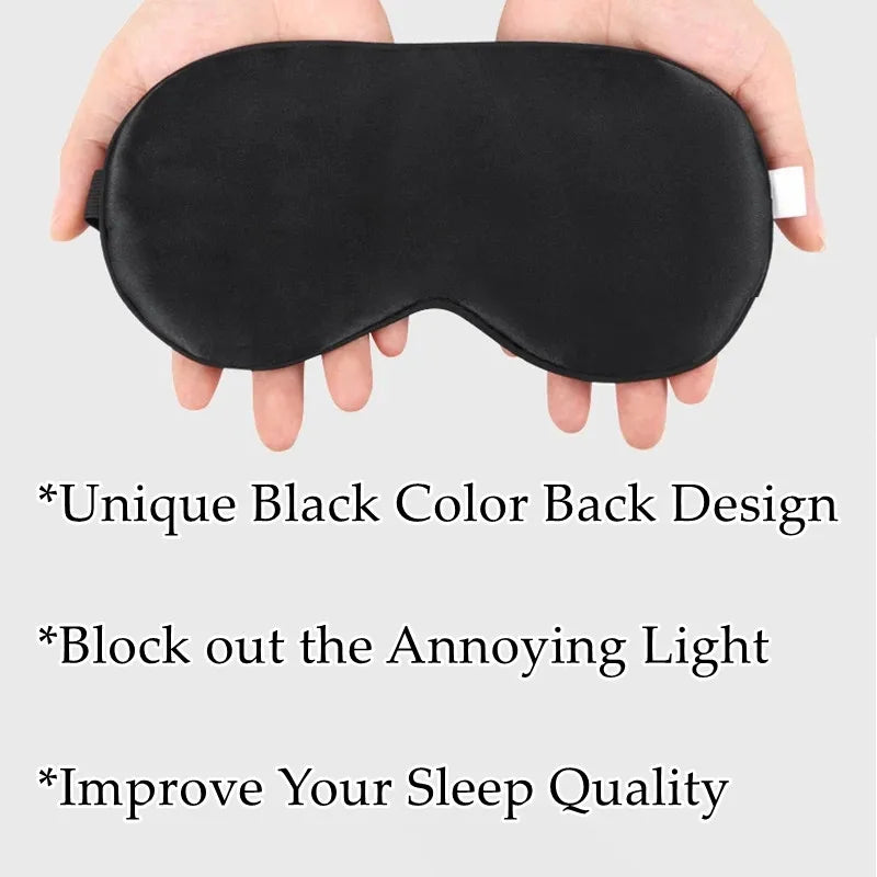 Silk Cotton Padded Eye Mask | Full Cover Light Block