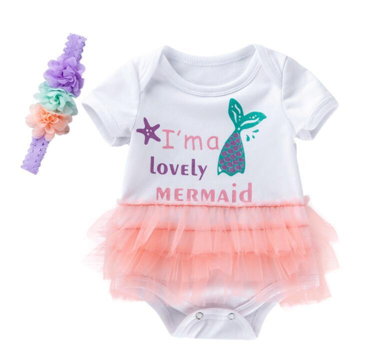 Pink Baby Luxury Bodysuit Infant Girls Princess Puffy Dress Baby Gown Party Wedding Excellent Girls Gift