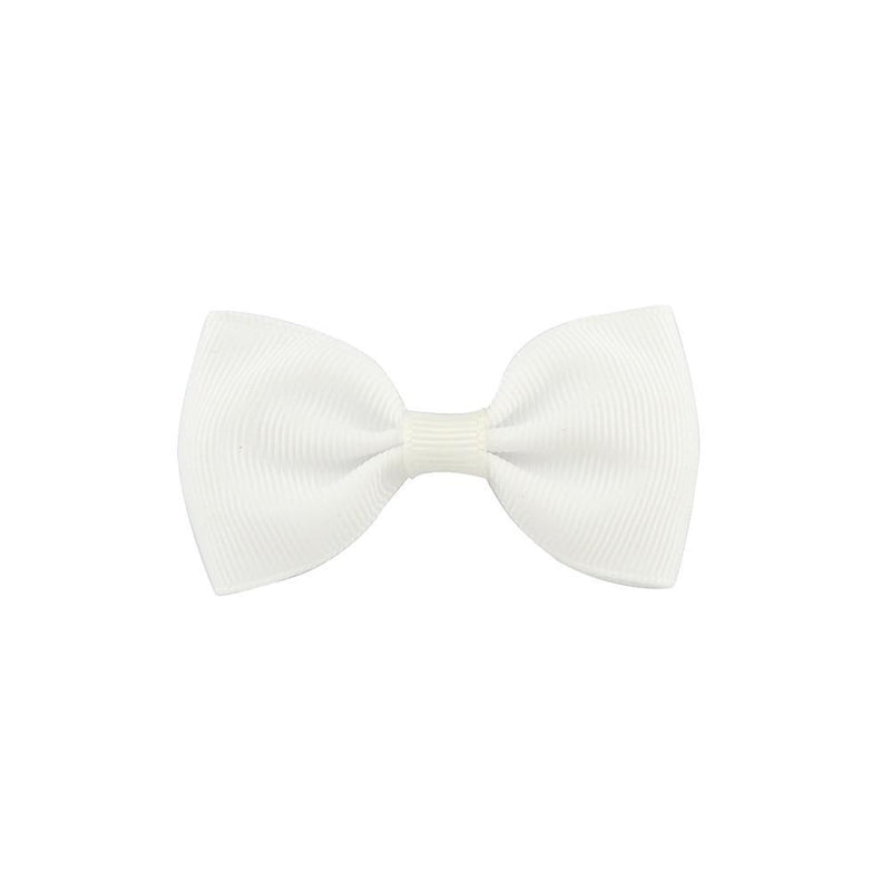 Colorful Mini Bow Tie Hair Clip Small Sweet Solid Ribbon Bow Safety Hair Clips Hairpins Baby Girl Hair Accessories