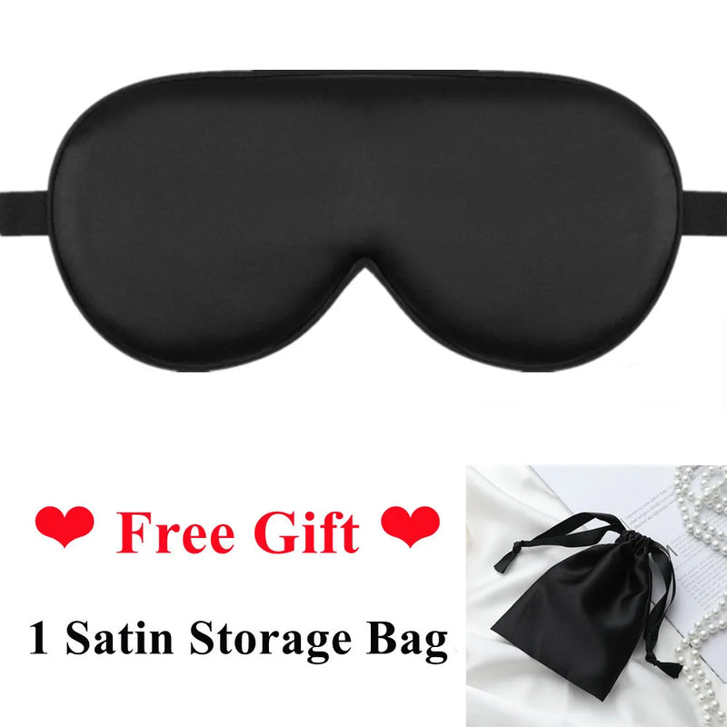 Silk Cotton Padded Eye Mask | Full Cover Light Block
