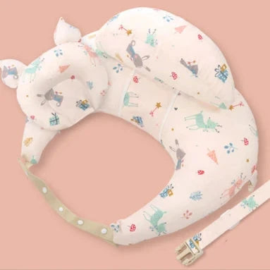 Multifunction Nursing Pillow – Baby Feeding & Shaping Pillow with Shoulder Strap