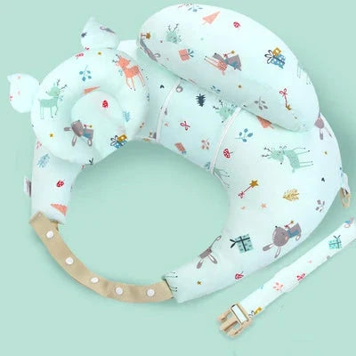 Multifunction Nursing Pillow – Baby Feeding & Shaping Pillow with Shoulder Strap