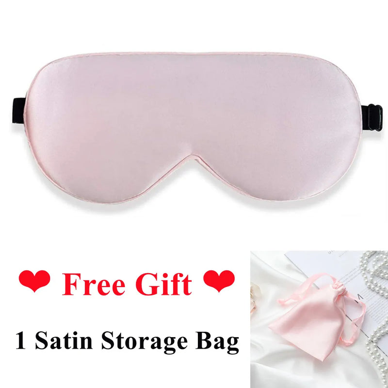 Silk Cotton Padded Eye Mask | Full Cover Light Block