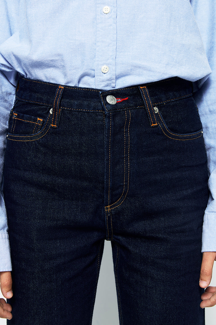 Manhattan High Rise Straight Ankle Jeans HJ160