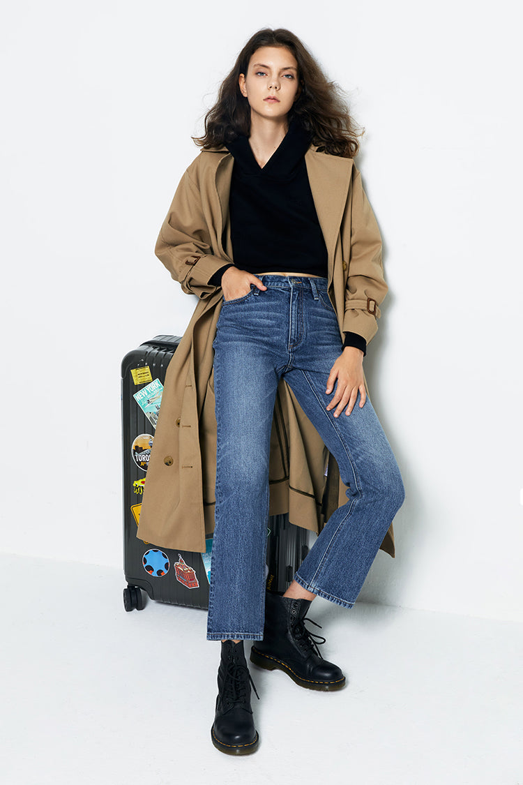 Activity Grrrl High Rise Kick Crop Jeans HJ017 [FINAL SALE]