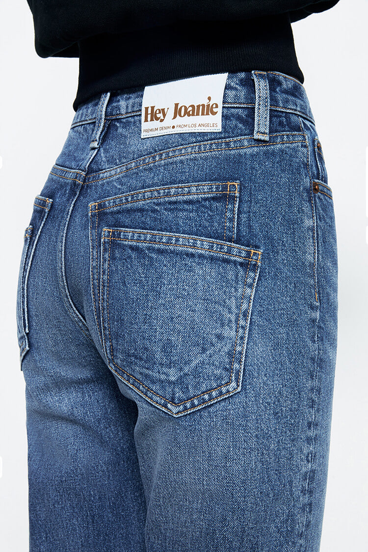 Activity Grrrl High Rise Kick Crop Jeans HJ017 [FINAL SALE]