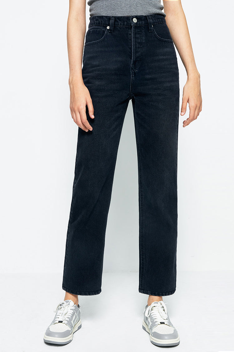 Manhattan High Rise Straight Ankle Jeans HJ160