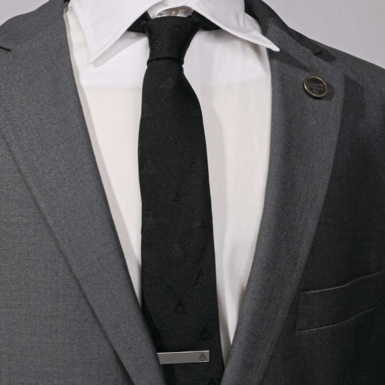 Harry Potter Deathly Hallows "Always" Hidden Message Tie Bar