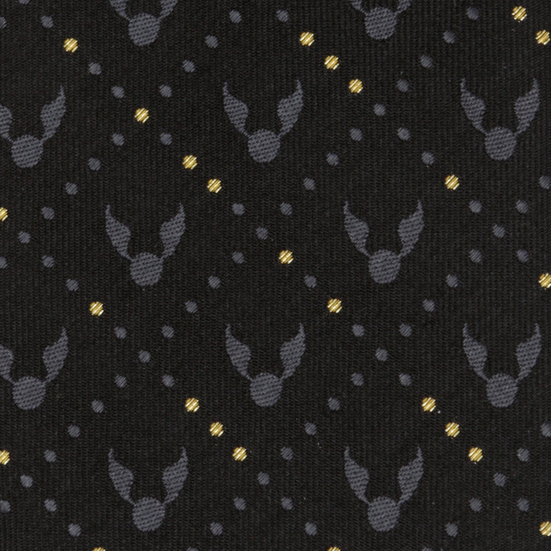 Harry Potter Golden Snitch Black Necktie Gift Set