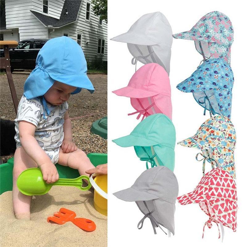Baby Adjustable Sun Travel Beach Caps Summer Swimming Hat for Boys Girls Kids Sun Hat In Modern Design