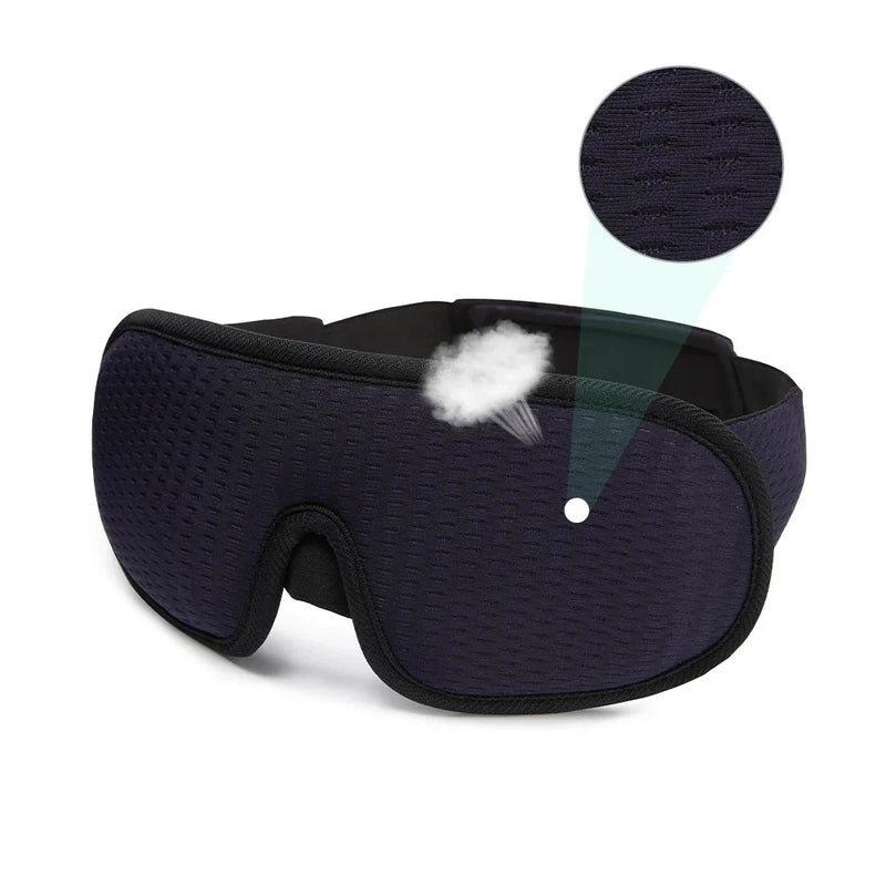 3D Sleeping Mask – Soft Padded Eye Shade with Light Blockout