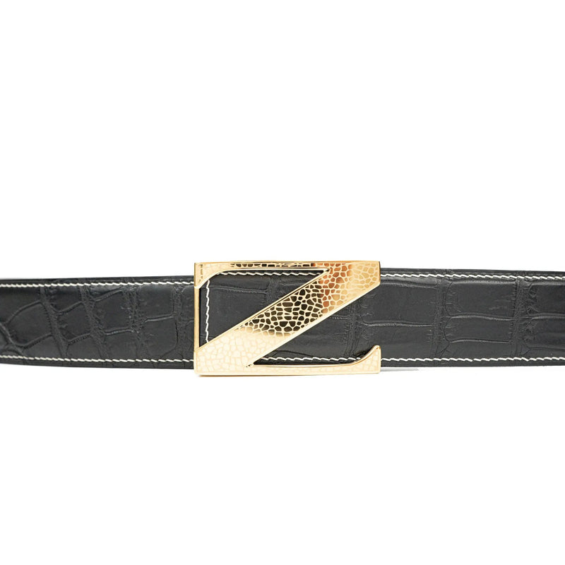 Handcrafted Alligator Leather Belts DVG128