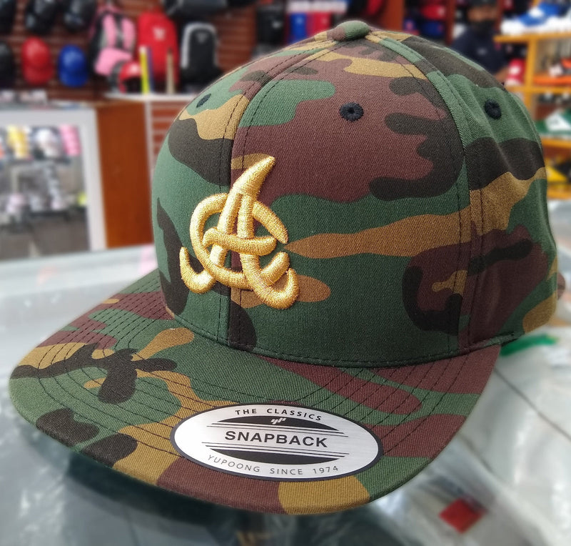 Aguilas Cibaeñas Embroidered SnapBack Camouflage Hat