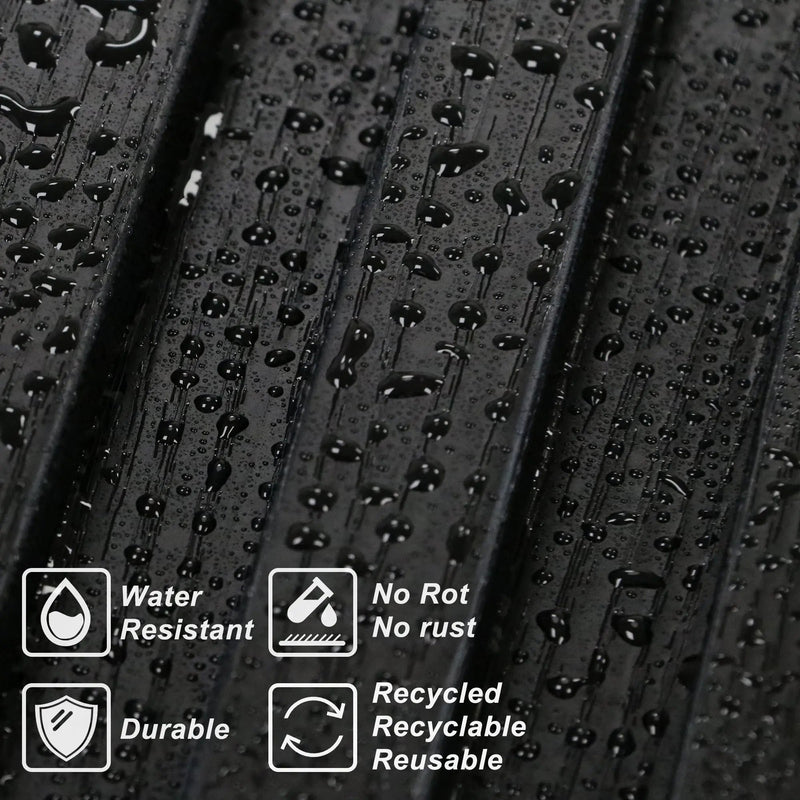 Hausvita 48 x 6 inch WPC Slat Wall Panel (16 Pack)