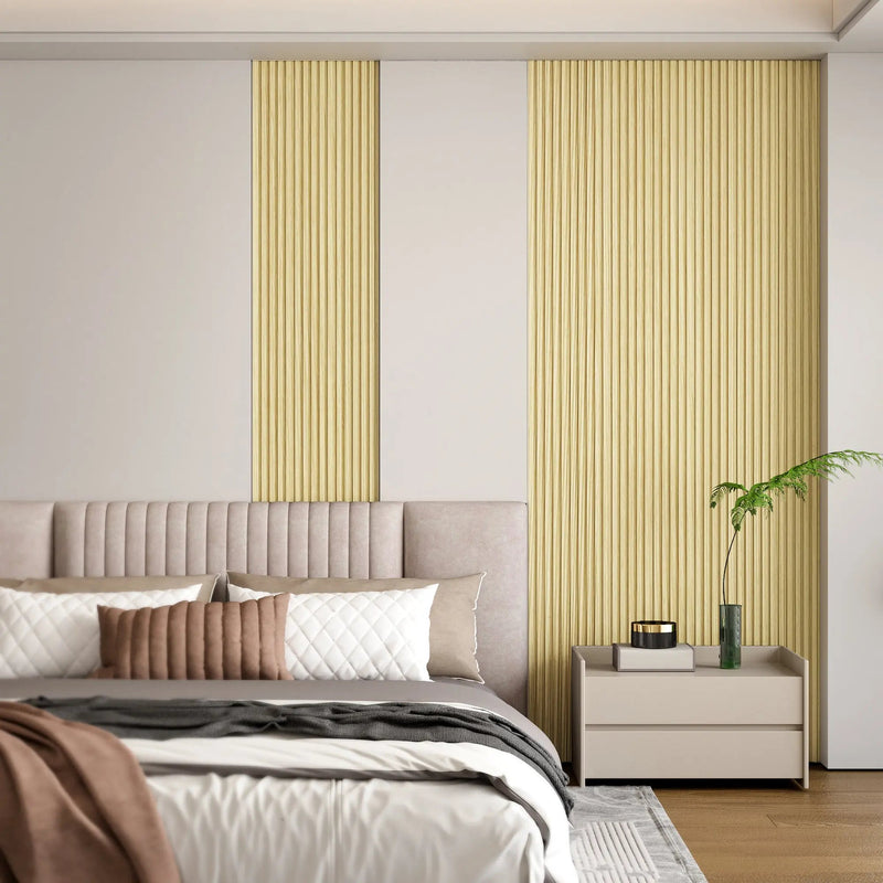 Hausvita 48 x 6 inch WPC Slat Wall Panel (16 Pack)