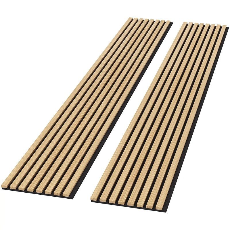 Hausvita Acoustic Solid Wood Slat Wall Panels ( 2 Panels Per Box )